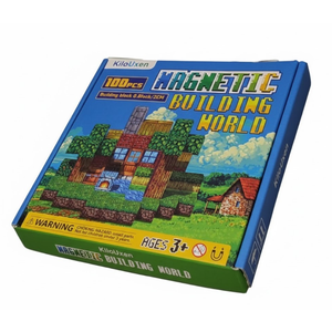 Magnetic Blocks Toys for Kids,100PCS Magnetic BuildIing Blocks Cubes,STEM Montessori Stacking Magnetic Tiles Toys for Kids Toddlers Boys Girls Ages 3 4 5 6 7 8-12 Birthday Gifts Party Supplies