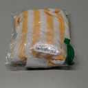 Runcati Mens Short Sleeve Linen Shirts Striped Casual Button Down Shirt Summer Beach Vacation Tops, M