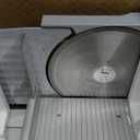 Meat Slicer,CUSIMAX Electric Deli Meat Slicer with 2 Removable 8.7''Stainless Steel Blades,Removable Food Carriage,1-20mm Adjustable Thickness Food Slicer for Home,Easy for Cut Meat,Cheese,Bread (Matte Silver)