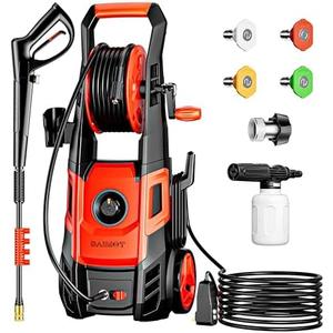 DAIMOT Electric High Pressure Washer - 8850 Pump Power Washer 3000PSI Max Included Foam Cannon, 4 Different Pressure Tips, 1/4 Quick Connect to Most Attachments & Accessories (3000 PSI/2.2 GPM)
