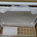 REALINN Under Sink Organizer, Pull Out Cabinet Organizer 2 Tier Slide Out Sink Shelf Cabinet Storage Shelves, Storage for Kitchen Bathroom, White, 2 Pack