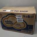 White Cloud Ultra Soft & Strong Toilet Paper, 4 packs of 6 Mega Rolls = 96 Regular Rolls