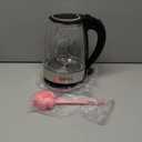 AZEUS Fast Boil Electric Water Kettle, 1.8L Large Capacity with Auto Shut-Off and Boil-Dry Protection, BPA-Free Borosilicate Glass &Stainless Steel (1.9 Quarts)