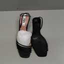 ZARA Women’s Black Strappy Heeled Sandals – Size 39, Elegant Square Toe Slingback Shoes