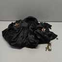 Lady Village Costume Gothic Cosplay Dress Black Hooded Dress Halloween Vampire Cosplay (X-Small)