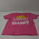 Softball Granny Softball Player Game Day Mother's Day Gift T-Shirt XL, Pink Heather