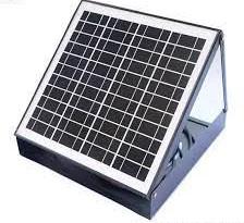 Ceiling Mount 30W Solar Power LED Lights for Indoor Lighting with
Black Fan