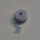 38.28 Yards 2 3/8 Inch Gradient Organza Lace Ribbon Pleated Ruffled Sheer Trim Fabric Blue Iridescent Tulle Border Trimming Ribbons for Sewing Making Home Decor Applique Costume DIY Crafts