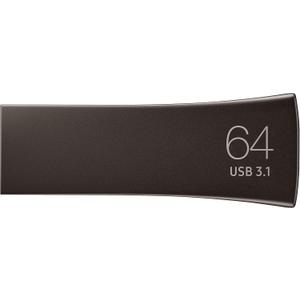 SAMSUNG BAR Plus 64GB - 300MB/s USB 3.1 Flash Drive Titan Gray (MUF-64BE4/AM)
