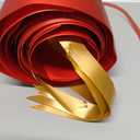 Mata1-USA - Huge Car Bow - Red, 30 Inch - Big Gift Wrapping Bow for Large Gift Decoration - Giant Size for Indoor & Outdoor Use - 12 Loops & 2 Suction Cups - No Magnets That Scratch