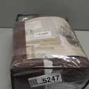 Chestnut Brown Linen Pinch Pleated Blackout Curtains 108 Inches Long for Bedroom Pleated 100% Black Out Drapes with Liner Rust Farmhouse Country Extra Long 108 Inch Curtain for Living Dining Room