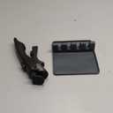 Removable Pot Handle, Universal Pan Handle, Replacement for Pots and Pans, Fits All Cookware, Includes Spatula Rest & Drip Pad, Durable & Heat-Resistant, Black