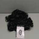 Long Black 1920s Wig for Women Gatsby roaring 20s Finger Wave Party Synthetic Full Vintage Wigs for Womens Lady Cosplay Costume Fancy Dress 1920 Flapper Wig