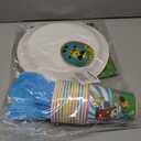 Birthday Party Decorations Supplies Tablecloth Plates Cups Napkins Forks Spoons Knives