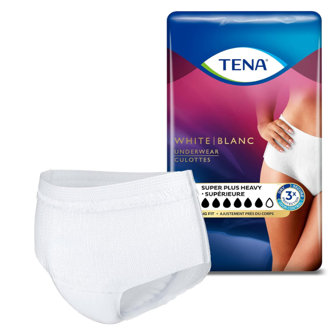 TENA Super Plus Incontinence Underwear for Women, Heavy Absorbency, XLarge, 1 Pack14 count