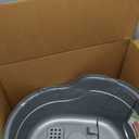 Natures Miracle Hooded Flip Top Litter Box for Cats, With Built-In Odor Control Charcoal Filter (Silver/Grey)