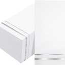 BUCLA 100-Count 3-Ply disposable Napkins - Silver Paper Napkins Disposable Premium Quality - Christmas Napkins/Dinner Napkins Disposable Soft, Absorbent for Kitchen, Parties, Weddings or Events (100, Silver)