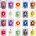 WREXCS Scented Candles with 10 Fragrances Gift Set for Home and Women，2.2oz Aromatherapy Soy Wax Glass Jar Candle，20 Pack
