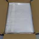 Spartan Industrial - 12" X 15" (500 Count) Self Seal Clear Poly Bags with Suffocation Warning for Packaging, Clothes - Permanent Adhesive