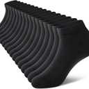 wernies No Show Socks Men, Low Cut Ankle Short Casual Cotton Socks with Non Slip Grips 6-10/11-13 (Mix of Colors-0068 Pairs/16 Pieces)