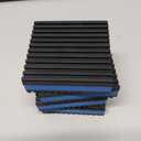 LBG Products Rubber Anti-Vibration Isolator Pads,Heavy Duty Blue EVA Pad for Air Conditioner,Compressors,HVAC,Treadmills etc (3'' X 3'' X 7/8'')