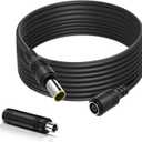 20Ft 14AWG Extension Cable,DC8mm Extension Cable with DC7909 to DC8020 Adapter connectors, fit for Most Below 200W Solar Panel and Jackery Explorer 1000/500/300/240/1500/2000 Portable Power Station