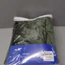 MIULEE Olive Green Velvet Curtains Thermal Insulated Blackout Curtain Drapes for Bedroom Living Room Darkening 90 Inches Long Curtains Panels Rod Pocket Set of 2