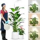 wolezek Grow Lights for Indoor Plants Full Spectrum, 80 LEDs 3 Colors Grow Light, 65in Large Plant Lights for Indoor Growing with 360Gooseneck, 6/12/16H Timer, 5 Brightness, Height Adjustable, White