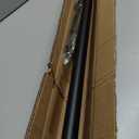 1 Inch Modern Double Window Curtain Rods, 36-72 Inch Adjustable Telescoping Heavy Duty StylishDrapery Rods Decorative Solid Square Allufer Finials for Dual Curtain Rod Window Treatment, Matte Black