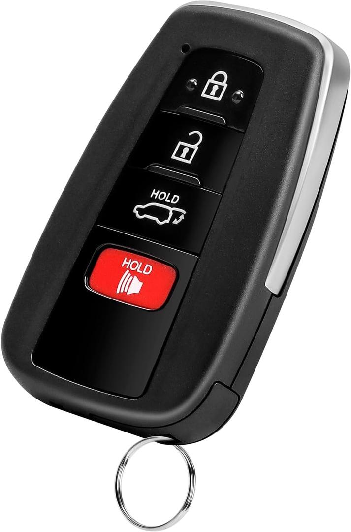 Key Fob Replacement Fits for Toyota RAV4 Highlander 2019 2020 2021 2022 2023, Smart Proximity Keyless Entry Remote Control HYQ14FBC 8990H-0R030, 8990H-0E020 4 Button 314.3 Mhz