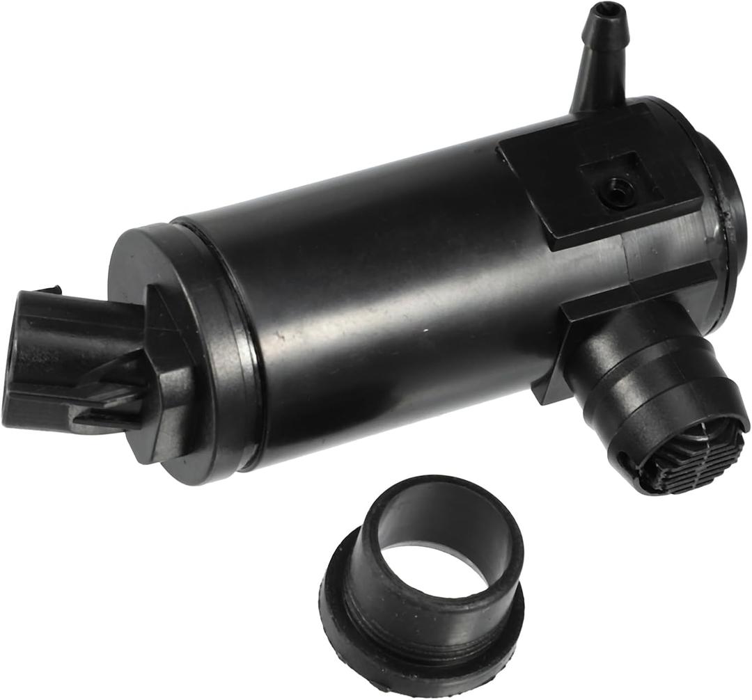 Motoforti Windshield Washer Motor Pump, for Honda Civic 2017-2021, Plastic, with Grommet, 76806-TBA-A01, Black