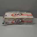 A&W Zero Sugar Root Beer Soda, 12 fl oz cans, 12 count