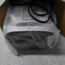 Kismile Small Electric Space Heater Ceramic Space Heater,Portable Heater Fan for Office with Adjustable Thermostat and Overheat Protection ETL Listed for Kitchen, 750W/1500W(Black) (Luxury Black-Built-in Handle)