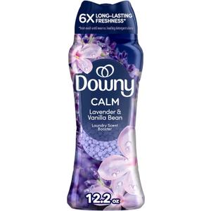 Downy Calm In-Wash Laundry Scent Booster Beads, Soothing Lavender and Vanilla Bean scent, 12.2 OZ, laundry scent beads, Long-lasting Freshness