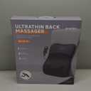 Back Massager, Rolling Up and Down Back Massager with Heat, Back Massage 4D Kneading for Pain Relief Deep Tissue, Ultrathin Shoulder Massager Gift for Women Men Parents Christmas, Khaki