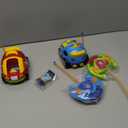 PREXTEX 2 Pack Remote Control Cars for 3-5 Year Old Boys - Truck and Tractor Toddler Toys with Easy Controllers - Sound and Light Play Features - Fun Easter Gift Basket Toy for Kids