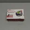 USB Plug-in Heating Pad for Travel Warmth Outdoors, Non-Rechargeable Small Heated Pad 5V Heat Therapy for Pain Relief Abdomen Cramps, 3 Heat Settings & Auto Shut Off (12"x 12") Grey