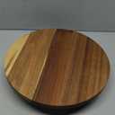 Juvale Round Acacia Wood Cake Stand for Wedding - Wooden Cake Stand for Appetizers and Desserts (12.75 Inches)