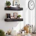 Floating Shelves, 24 x 7 Inch Fireplace Mantel, Set of 2, Black
Rustic Finish, Mounting Hardware Included, Easy Wall Installation, For Living Room, Bedroom, Bathroom and Kitchen
