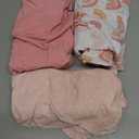 SwaddleMe by Ingenuity Monogram Collection Baby Swaddle, 100% Cotton, Improves Sleep & Calms Startle Reflex, 0-3 Months, Pocket Fold Design for Easy Changes, 1.0 TOG, 3-Pack - Rainbow