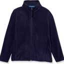 Amazon Essentials Boys and Toddlers' Polar Fleece Full-Zip Mock Jacket, Insulated, Long Sleeve (XL)