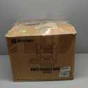 AKSPORT White Bounce House Castle Inflatable Jumping Castle with Slide & Air Blower for Kid, Wedding, Birthday Party Castle, 9 * 9 * 7FT