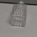 Mini Whiskey Decanter with Glass Ball Stopper, Empty Clear Diffuser Bottles,Vintage Small Decorative Vase for Wedding Table Party Dining Room Bathroom Home Office (Diamand 5oz)