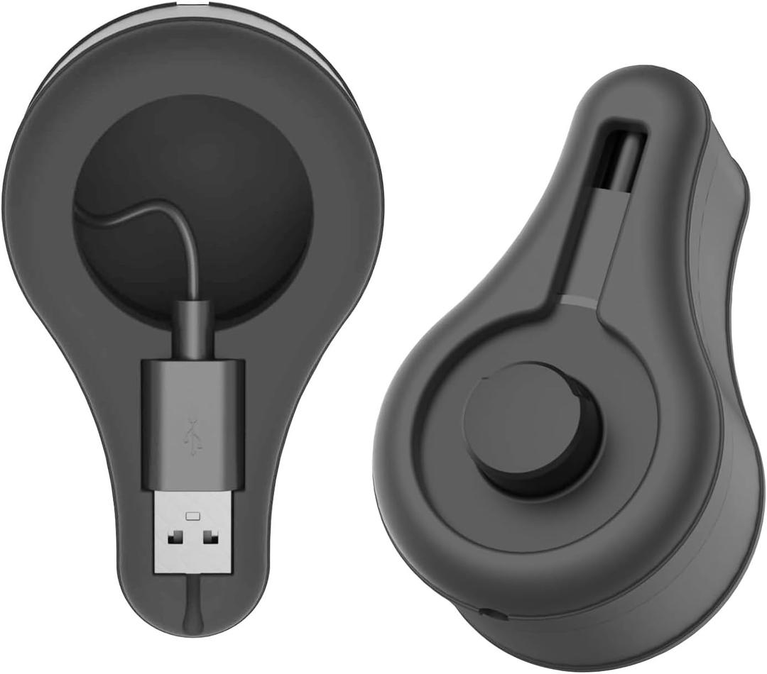Oura Ring Gen3 Silicone Case Stand Cover - Compatible with Oura Ring Charger, USB-C Cable Storage Organizer