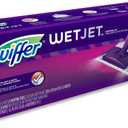 Swiffer Wet Jet Mop, Floor Cleaner for Mopping Wood, Laminate, Tile in Home, Bathroom, Kitchen, All Purpose Multi-Surface Cleaning Set includes 1 Spray Mop, 5 Pads Refill, 1 Fresh Scent Solution