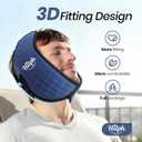 Hilph 3D Wisdom Teeth Ice Pack Wrap, 1 Hours Long-Lasting Ice Pack for Jaw, Cheek & TMJ with Ice Grid Gel Design, Flexible Gel Face Ice Wrap for Pain Relief After Oral Surgery, Wisdom Teeth Removal