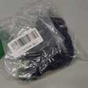 MAYLISACC 1/2 Pairs Winter Knit Fingerless Gloves, Warm Touchscreen Texting Open Finger Gloves with Anti-Slip Leather (Navy)