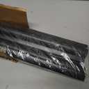 24FT Marine Dock Bumpers,P-Type PVC Dock Bumper Fenders for Horizontal Decks or Piers Protection,Hardware Included, Black