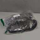 Womens Mens House Slippers Slip on Snow Winter Warm Fully Fur Lined Slippers Indoor Outdoor Shoes, Size: 12 Women/10 Men