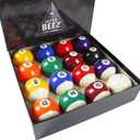 JAPER BEES Billiard Ball/Pool Ball Set Complete 16balls 2-1/4" Regulation Size&Weight Resin Ball